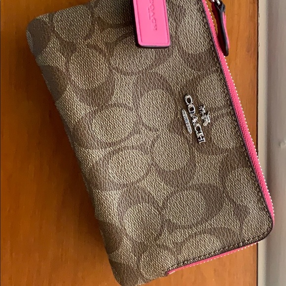 Coach Handbags - Coach double zip wristlet